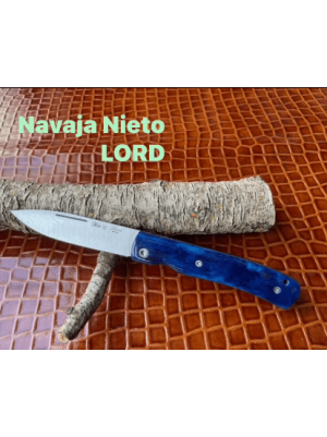 NAVAJA LORD HUESO DE CAMELLO TINTADO EN AZUL NIETO